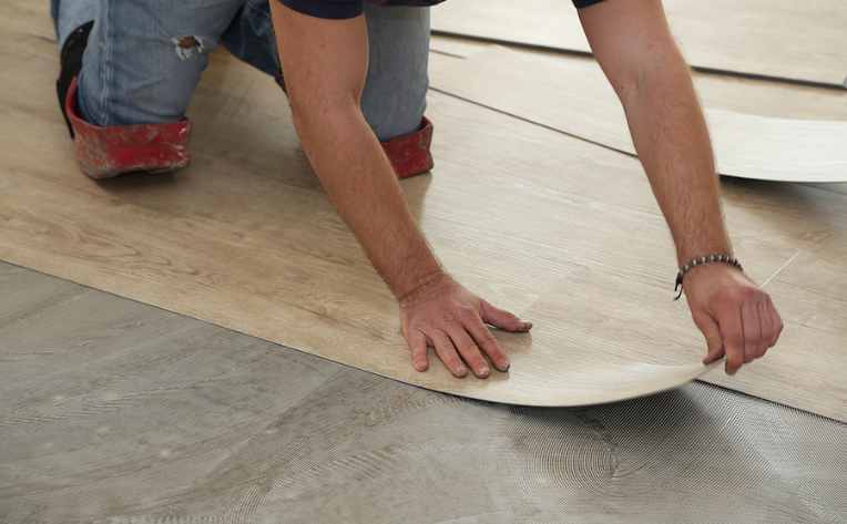 installing wood-look vinyl plank flooring